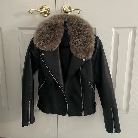 Top shop Leather Jacket - Picture 1 of 7